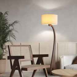 Wooden Floor Lamp