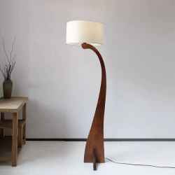 Wooden Floor Lamp