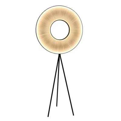 Iron & Fabric Floor Lamp