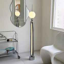 Iron & Glass Floor Lamp