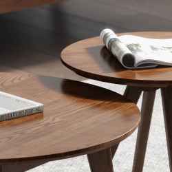 Round Wooden Table