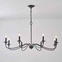 8 Heads Iron Chandelier