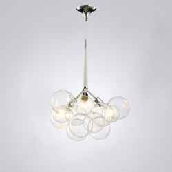 20 glass balls chandelier