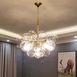 20 glass balls chandelier