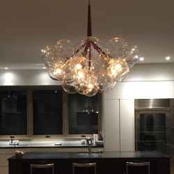 20 glass balls chandelier