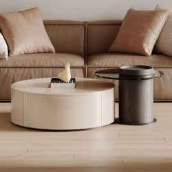 Wooden&Glass Coffee Table