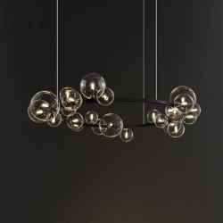 Metal Hoop Pendant Lamp