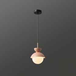 Glass & Metal Pendant Lamp