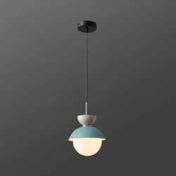 Glass & Metal Pendant Lamp