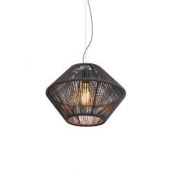 artificial rattan pendant lamp