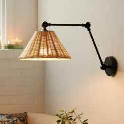 Rattan Wall Lamp