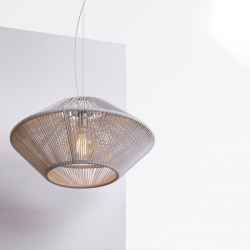 artificial rattan pendant lamp