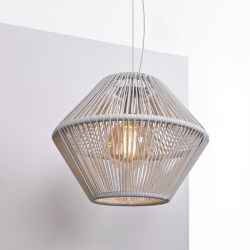 artificial rattan pendant lamp