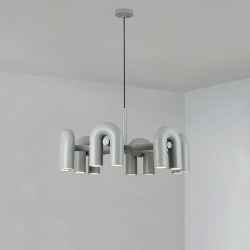 Metal+PE Chandelier