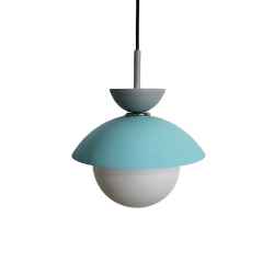 Glass & Metal Pendant Lamp