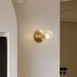 Copper&Glass Wall Lamp