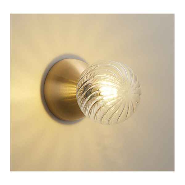 Copper&Glass Wall Lamp