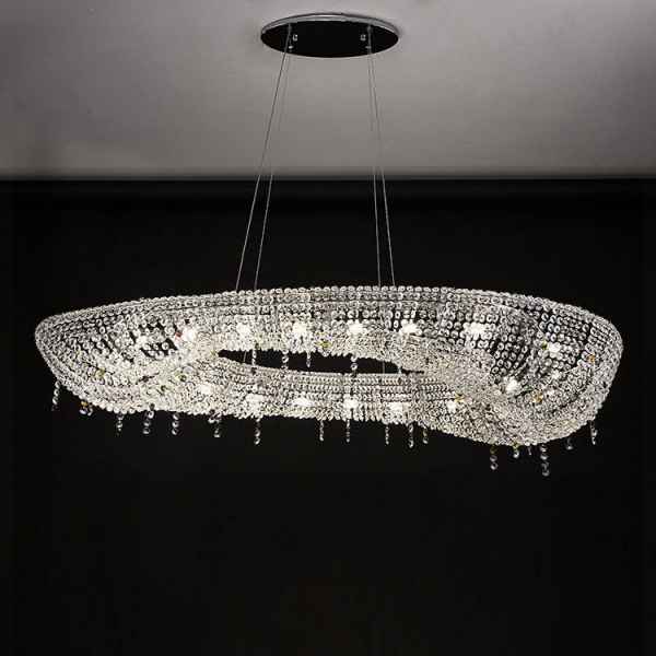 Oval Crystal Chandelier Oval Crystal Chandelier