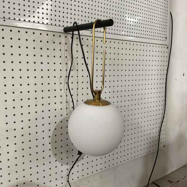 Iron&glass wall lamp