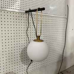Iron&glass wall lamp