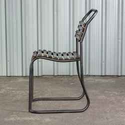 iron wooden chair
