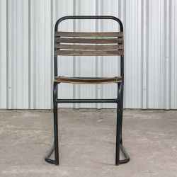 iron wooden chair