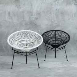 round outdoor chair