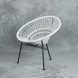 round outdoor chair