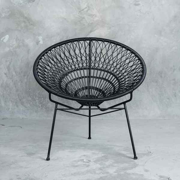 round outdoor chair