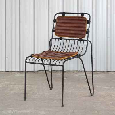 industrial leather chair