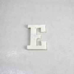 marble letter E