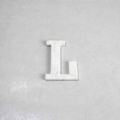 marble letter L