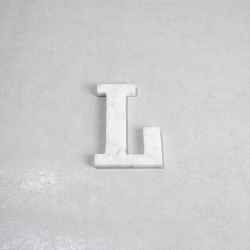 marble letter L