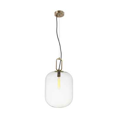 Drum Glass Pendant Lamp