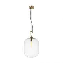 Drum Glass Pendant Lamp