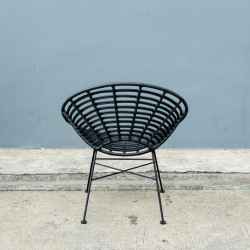 Black Wicker Chair