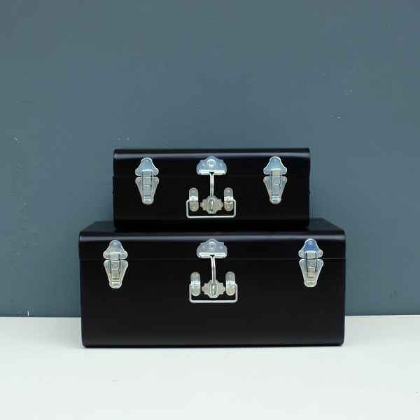 Trunk Set-Black/Chrome Acsr