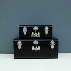 Trunk Set-Black/Chrome Acsr