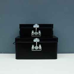 Trunk Set-Black/Chrome Acsr