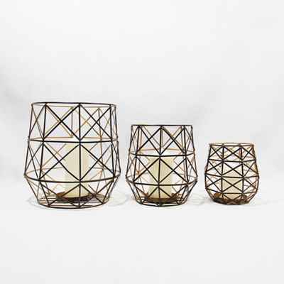 Pillar Candle Holder   Set 3