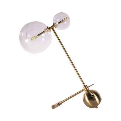 Metal&Glass Table Lamp-Gold