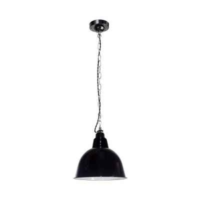 Enamel Pendant Lamp - Black