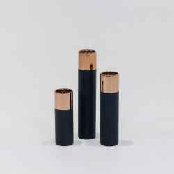 Steel Candle Holder Set Of 3-Black&Copper