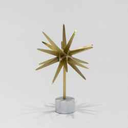 Asterisk Sculpture H44-Gold