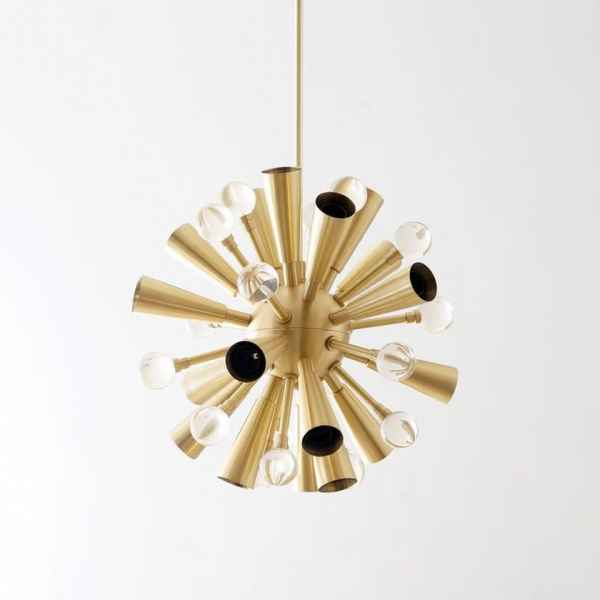 Arms Brass&Crystal Pendant Lamp -Brass