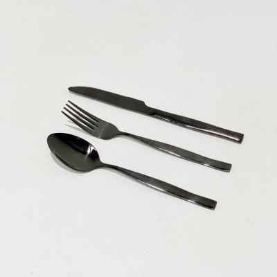 Cutlery Set Of 3-Black