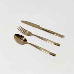 Cutlery Set Of 3-Rose Gold