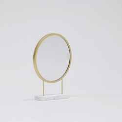 TABLE MIRROR H27-GOLD