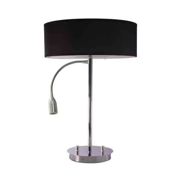 METAL TABLE LAMP-CHROME