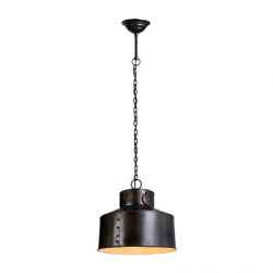 industrial lamp shade  Rustic brown